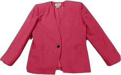 Worthington Women's Vintage Retro Usa Oversized Blazer