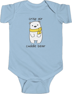 Crisp Air Cuddle Bear Baby Onesie