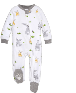 Burt's Bees Baby Boys' Bunny Trail Organic Cotton Sleep & Play