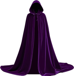Tianlai Velvet Hooded Cape