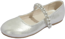 DB Studio Metallic Mary Jane Ballet Flats