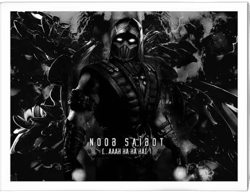 Mk Noob Saibot Wall And Art Print