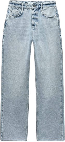 Zara Women's Z1975 High Waist Straight Leg Jeans