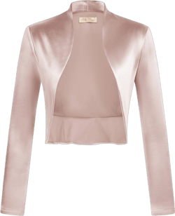 Belle Poque Women's Vintage Cropped Ruffled Bolero Cardigan