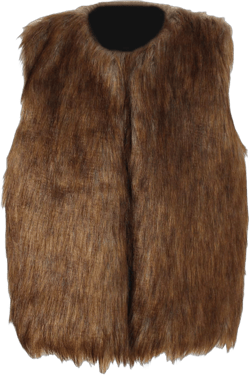 Toddler Girls Faux Fur Vest Coat Kids Sleeveless Thicken Wool Warm Windproof Outerwear Toddler Winter Coat 3-4T Brown