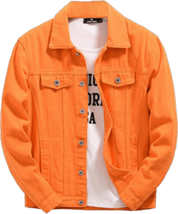 DSDZ Men's Classic Slim Fit Trucker Jean Denim Jacket