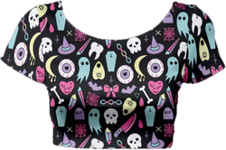 Pastel Goth Crop Top