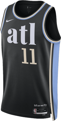 Unisex Nike Men's Trae Young Atlanta Hawks 2023/24 Swingman Jersey City Edition
