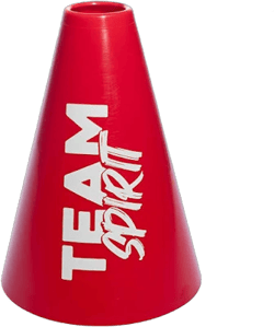 Team Spirit Megaphone - Red/White