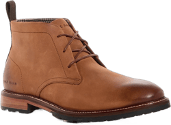 Cole Haan Men's Berkshire Lug Water Resistant Leather Chukka Boots