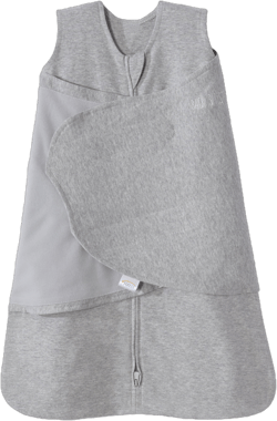 HALO® 100% Cotton SleepSack® Swaddle, Heather Gray, Unisex, Newborn, 0-3 Months
