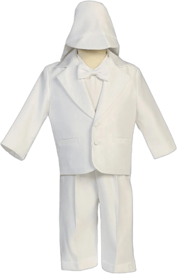 Lito Baby Boys Satin Tuxedo Suit