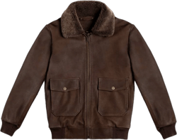 Thursday Boot Company Men's Leather Flight Jacket