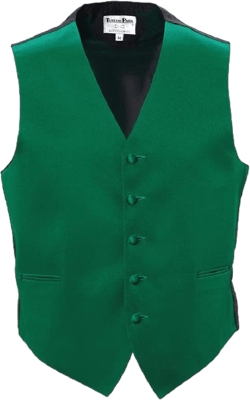 Satin Tuxedo Vest