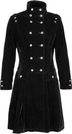 Goth Velvet Halloween Coat