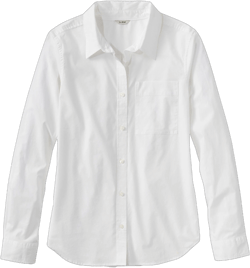 L.L.Bean Women's Essential Cotton Poplin Shirt