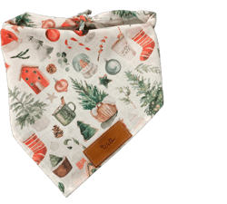 Dog Bandana, Noel Christmas, Bandana Personalized Leather Tag Tie On Dog Dog Bandana Boho Dog Bandana Unisex Dog Bandana