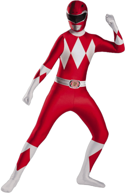 Power Rangers Red Ranger Lycra Bodysuit Costume