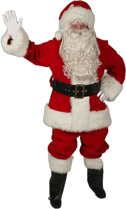 Halco Men's Regal Velvet Santa Suit Costume