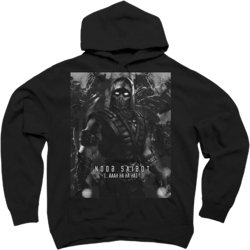 Design By Humans Mortal Kombat noob saibot Black Graphic T-Shirt