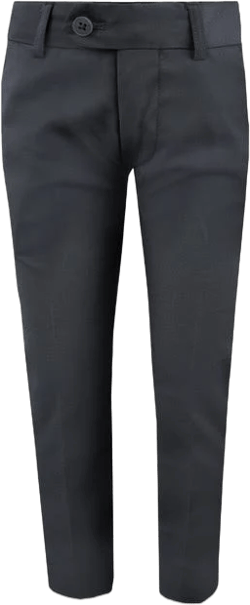 Black N Bianco Boys' First Class Slim Fit Flat Front Dress Pants