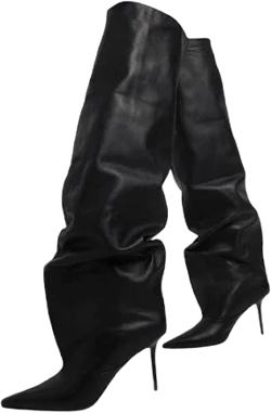 Jean Paul Gaultier - Boots - Leather Black for Women, Never Worn