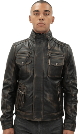 Classic Leather Biker Jacket