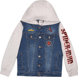 Marvel Spiderman Miles Morales Denim Jacket
