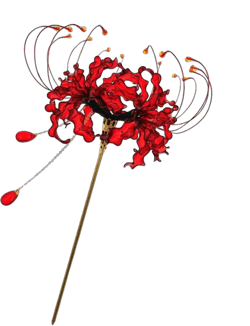 MIAO WU Women's Handmade Lycoris Flower Hairpin