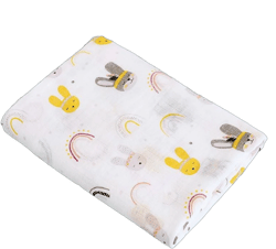 Bornfad Baby Swaddle Blanket unisex Swaddle Wrap Soft Muslin Swaddle Blankets Neutral Receiving Blanket for Boys and Girls, Large 47 x 47 Inches ...