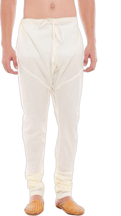 In-Sattva Men's Traditional Indian Style Pure Cotton Churidaar Pants