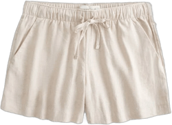 Women's Ella Linen-Blend Pull-On Shorts