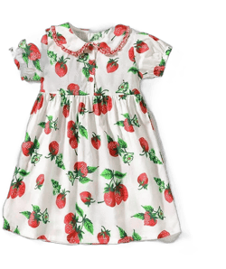 Alex + Nova Fresh Strawberry Sister Matching Sleeveless Dresses