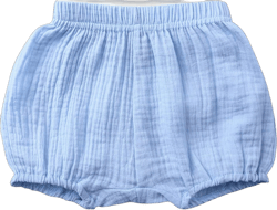 Newborn Baby Girls Boys Bloomers Shorts Cotton Linen Blend Cute Solid Triangle Shorts Unisex Summer Shorts Infant Blue 2-3T