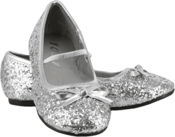 Sparkle Ballerina Silver Shoes
