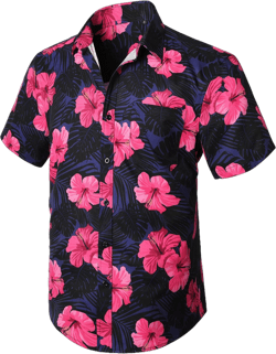 Men's Hawaiian Button Down Shirt