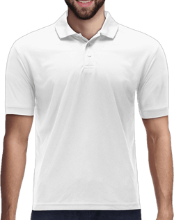Premium Wear Men's High Moisture Wicking Polo T-Shirt