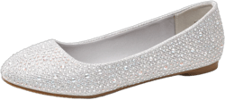 Dream Pairs Women's Sole-Shine Rhinestone Ballet Flats
