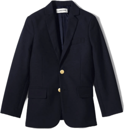Lands' End Boys' Tailored Fit Hopsack Blazer