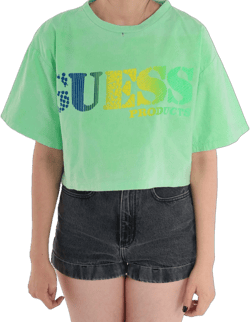 Retro Bright 90s Cropped T-Shirt