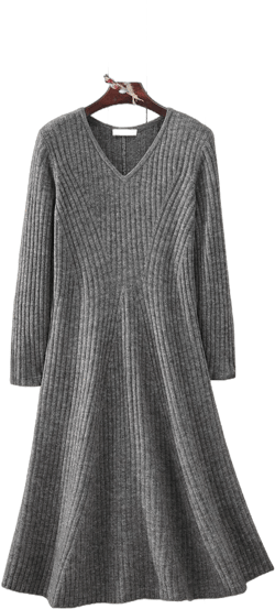 Coldwater Creek Ribbed Sweater Dress