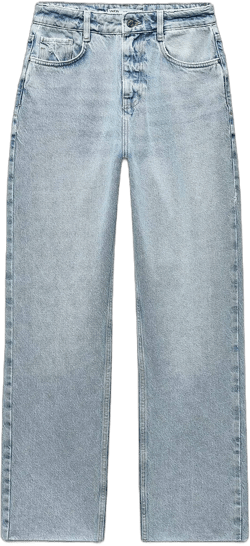 Zara Women's Z1975 High Waist Straight Leg Jeans