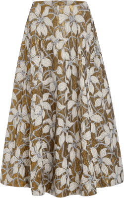 Marjorie Floral Brocade Skirt