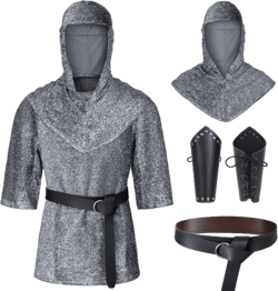 Renaissance Faux Chain Tunic Shirt