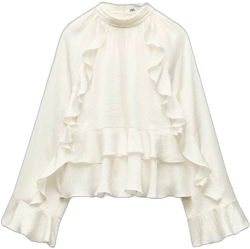 Zara Women's Ruffled Blouse