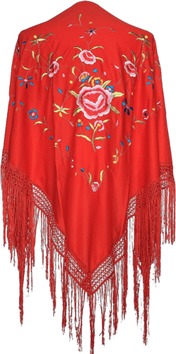 La Senorita Spanish Flamenco Dance Shawl
