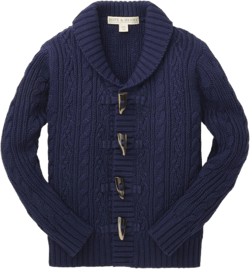 Hope & Henry Boys' Shawl Collar Cardigan