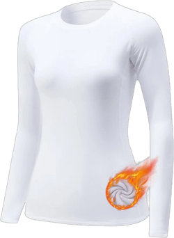 Women's Fleece Lined Long Sleeve Thermal Shirt