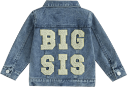Toddler Baby Girls Matching Denim Jacket