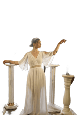 Hypatia Greek Ankle Length Dress